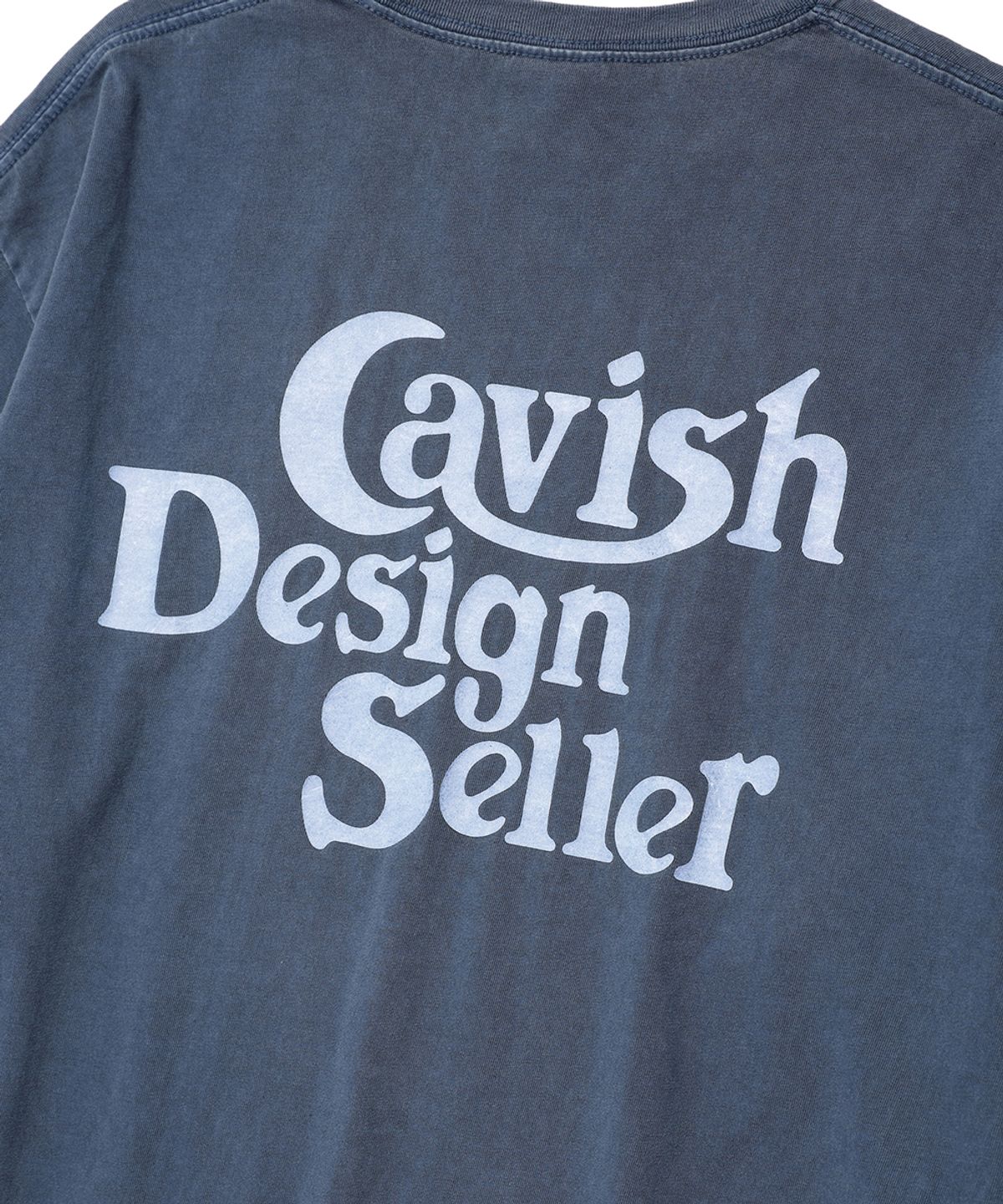 카비시(CAVISH) PIGMENT SELLER LOGO LS TEE BLUE(CV2ESUT552A)