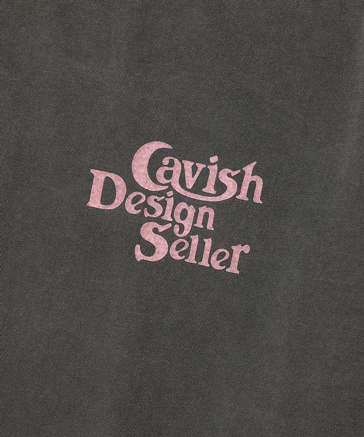 카비시(CAVISH) PIGMENT SELLER LOGO LS TEE CHARCOAL(CV2ESUT552A)