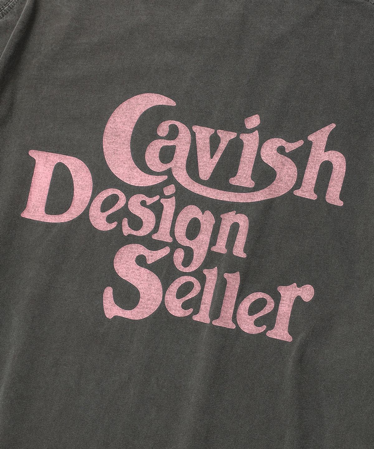 카비시(CAVISH) PIGMENT SELLER LOGO LS TEE CHARCOAL(CV2ESUT552A)