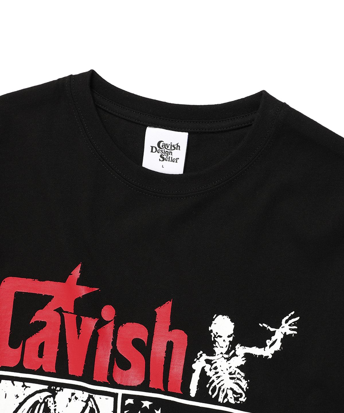 카비시(CAVISH) LIGHTNING SKELETON LS TEE BLACK(CV2ESUT553A)