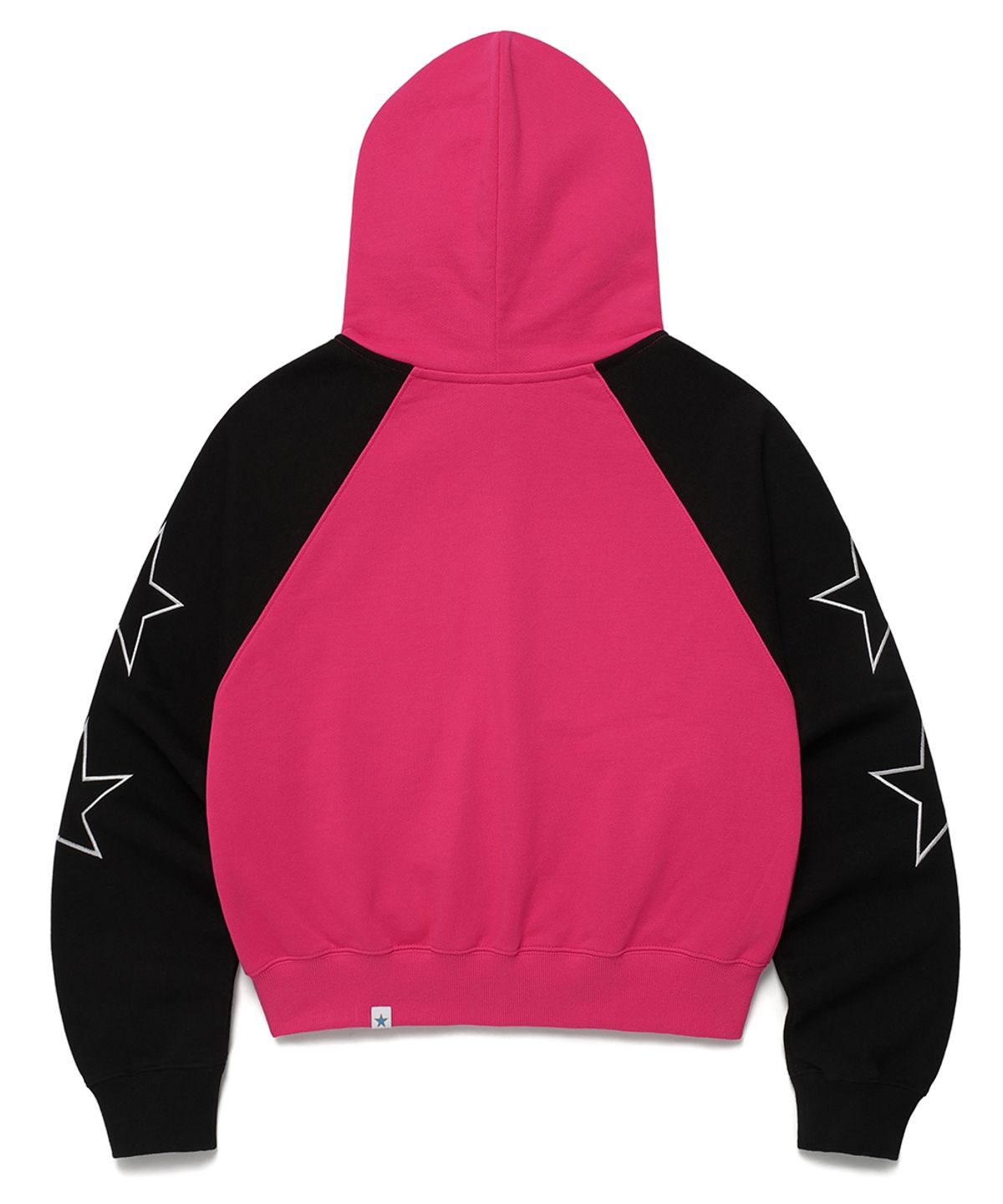 카비시(CAVISH) W RAGLAN BLOCK ZIP UP HOODIE PINK(CV2ESFM480A)