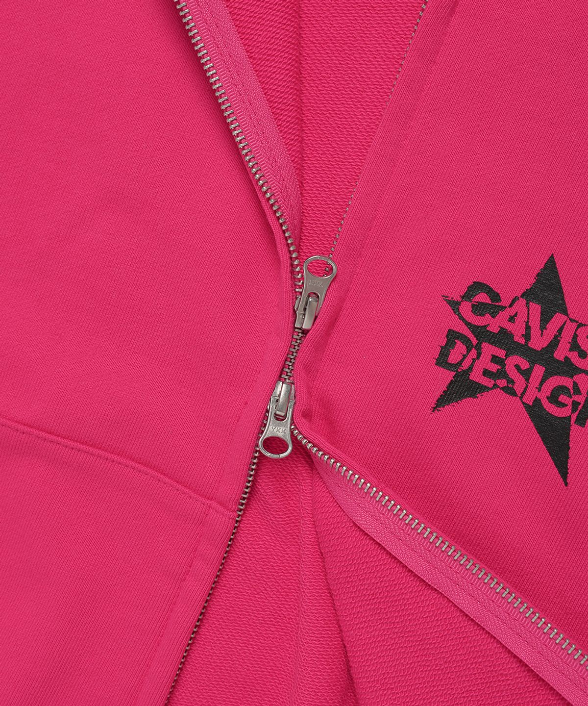 카비시(CAVISH) W RAGLAN BLOCK ZIP UP HOODIE PINK(CV2ESFM480A)