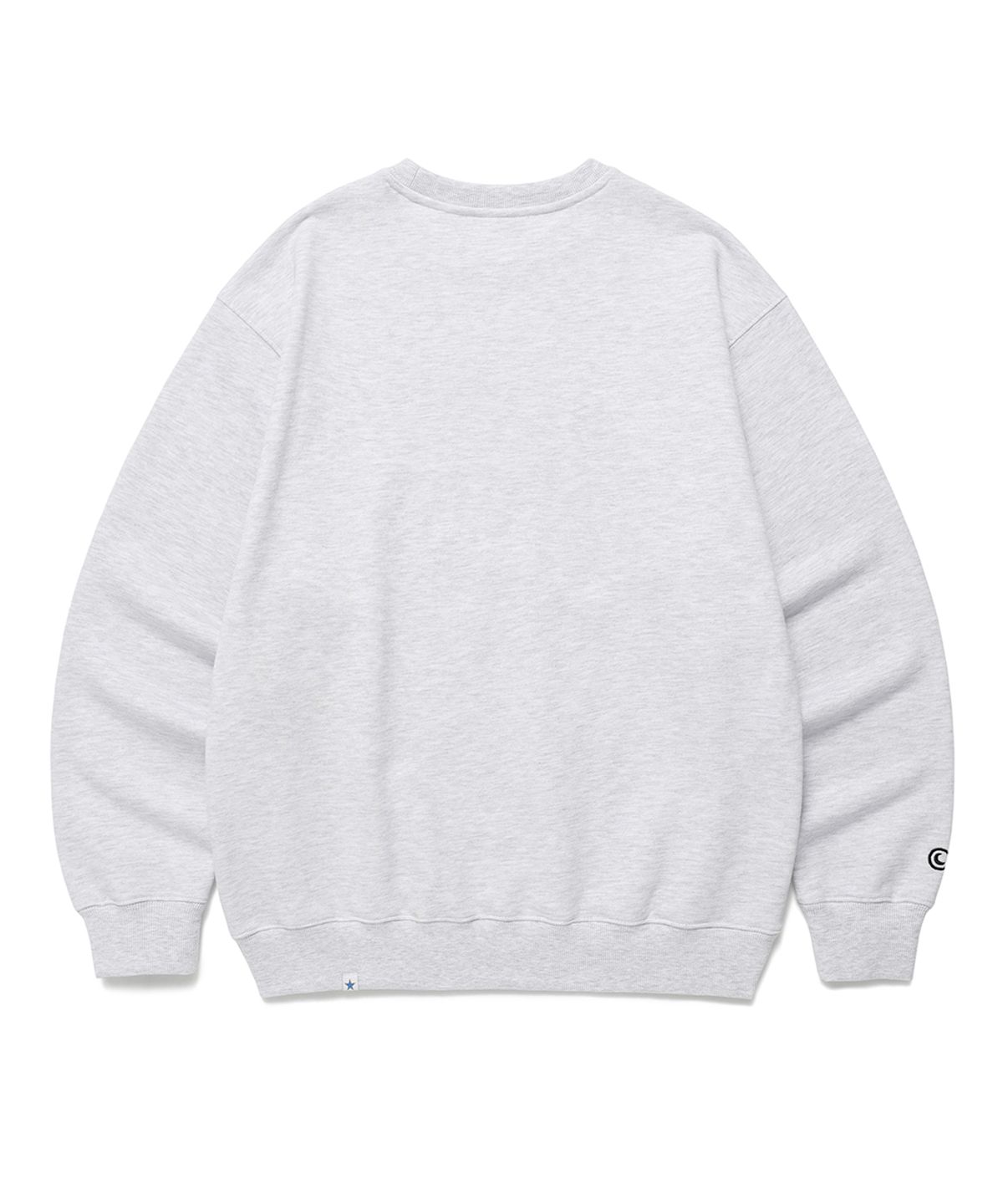 카비시(CAVISH) GOTHIC SELLER LOGO SWEATSHIRT LIGHT GREY(CV2ESUM443A)