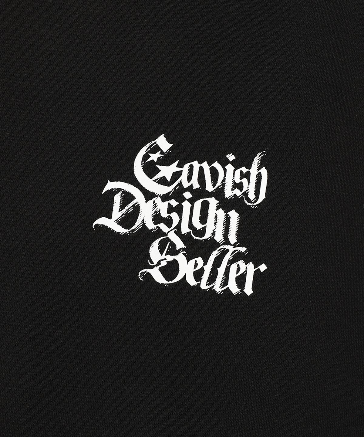 카비시(CAVISH) GOTHIC SELLER LOGO SWEATSHIRT BLACK(CV2ESUM443A)