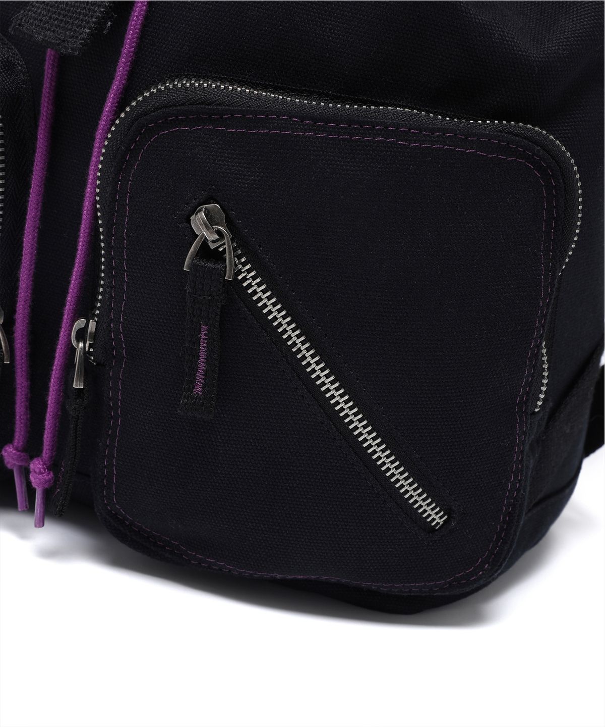 팀코믹스(TIMCOMIX) VINTAGE DRAW STRING BACKPACK BLACK