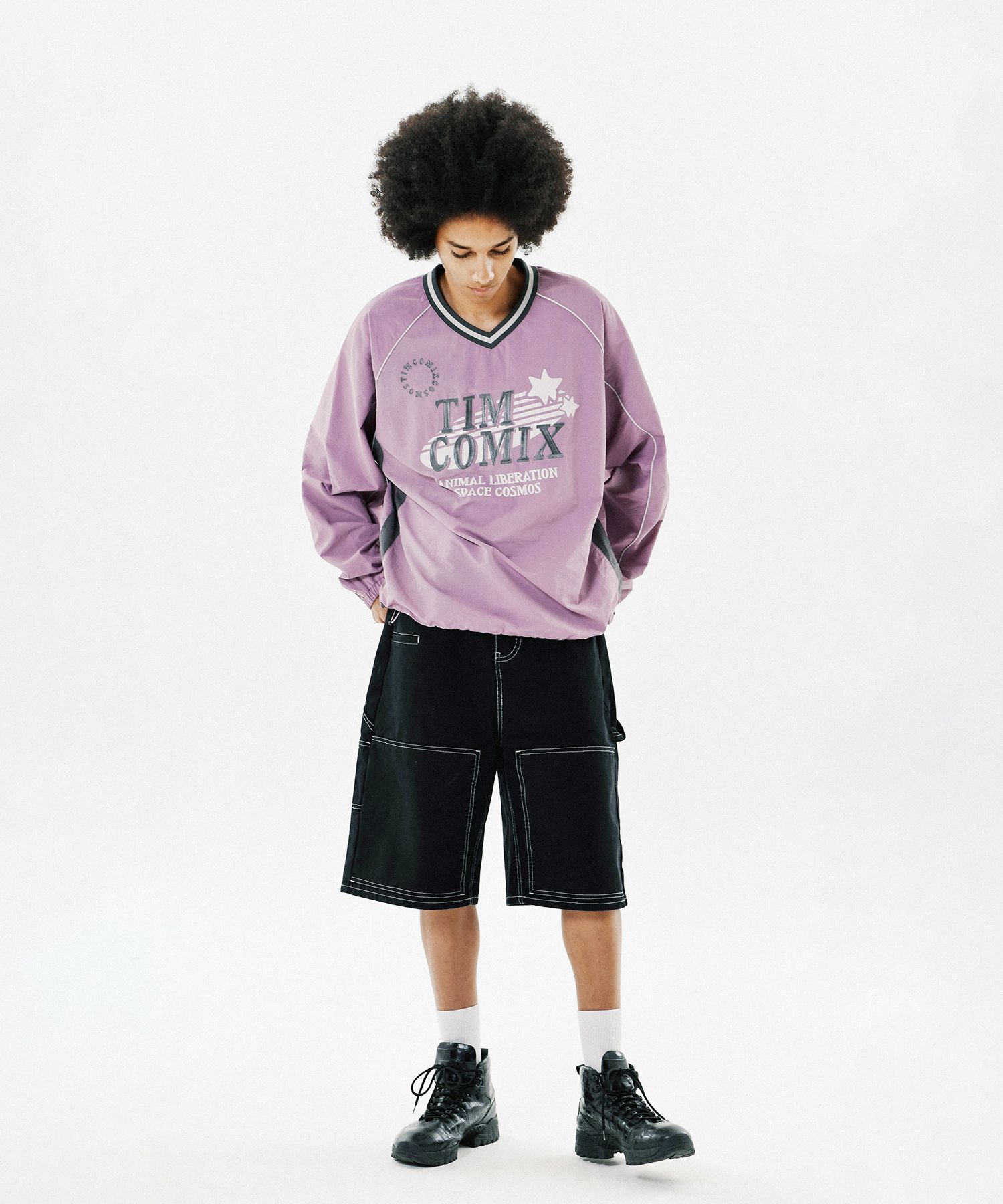 ★人気★【TIM COMIX】★NYLON COSMIC STAR ロングTシャ.ツ★ MUSINSA | TIMCOMIX NYLON COSMIC STAR LS BLACK