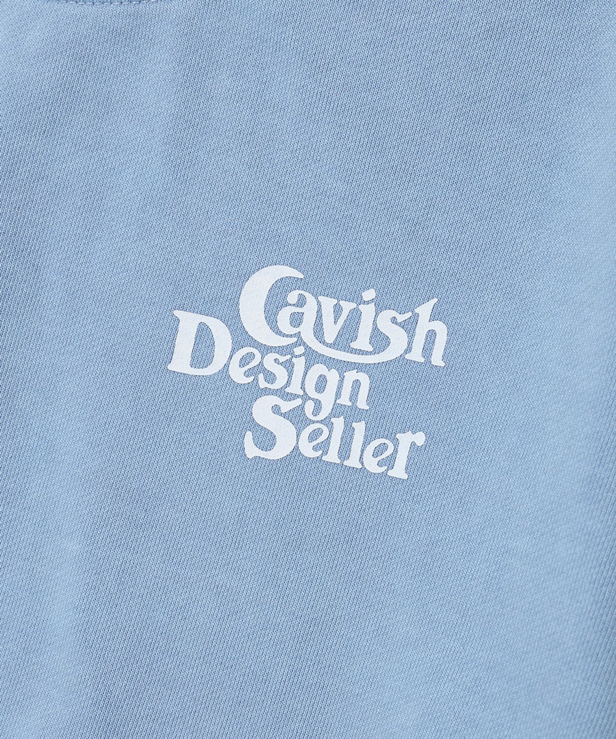 카비시(CAVISH) W PIGMENT SELLER LOGO SWEATSHIRT BLUE(CV2ESFM444A)