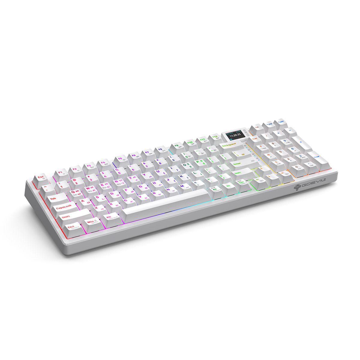 지데빌(GDEVIL) G810 JAVELIN 화이트 (청축,적축,갈축)