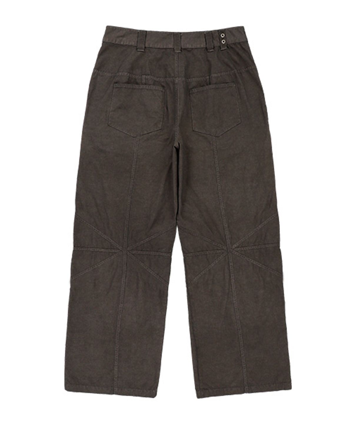 더콜디스트모먼트(THE COLDEST MOMENT) TCM cross line pants (brown)