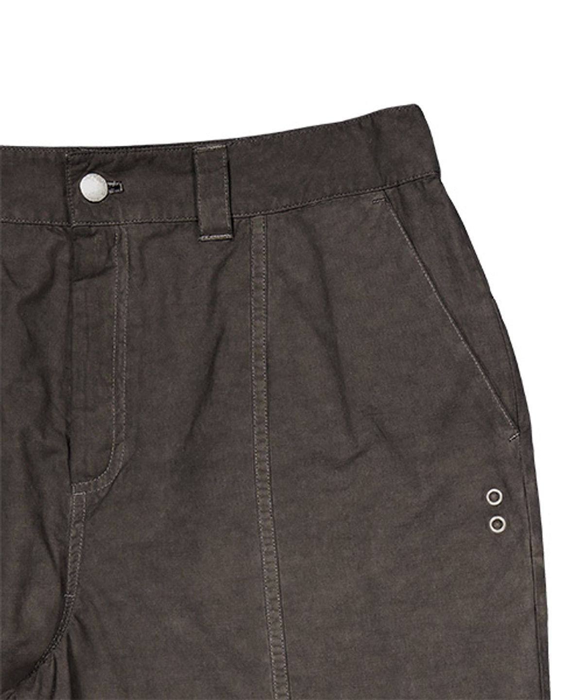 더콜디스트모먼트(THE COLDEST MOMENT) TCM cross line pants (brown)