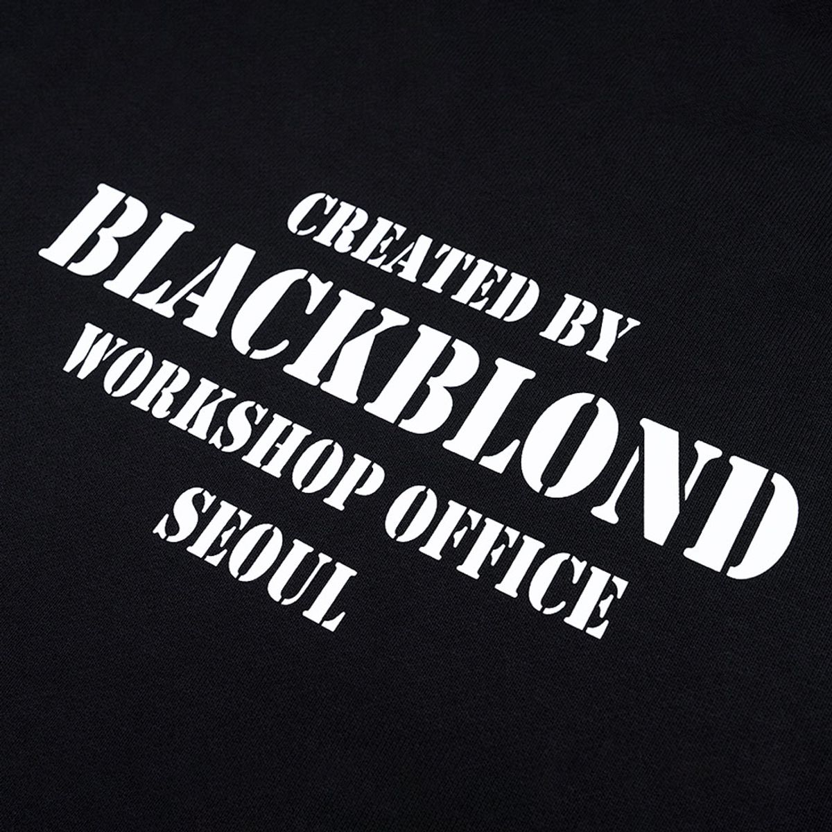 블랙블론드(BLACKBLOND) 비비디 노 심파시 스웨트팬츠 (블랙)