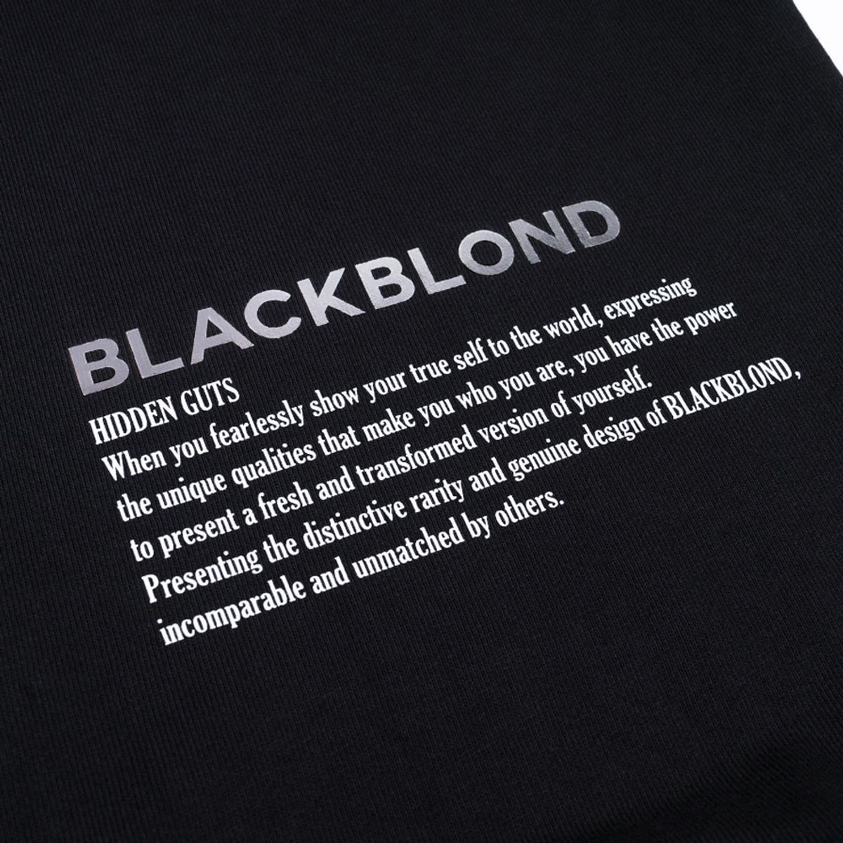 블랙블론드(BLACKBLOND) 비비디 노 심파시 스웨트팬츠 (블랙)