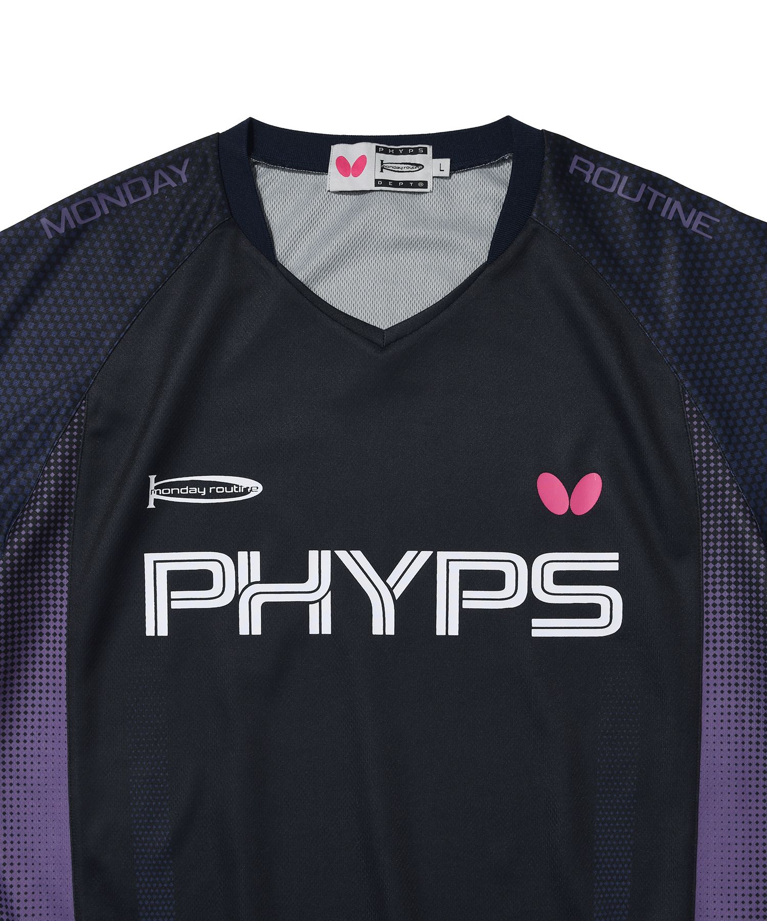 ★ Phyps Department★ PHYPS x BUTTERFLY V-Neck Sports Short MUSINSA | PHYPS [PHYPS x BUTTERFLY] V-neck sports short