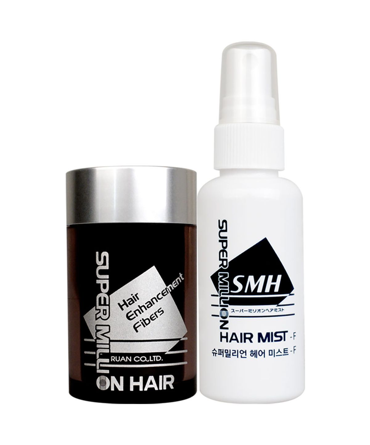 슈퍼밀리언헤어(SUPER MILLION HAIR) 슈퍼밀리언헤어 휴대용 세트 / 여행용 기내반입 가능 미스트 모공을 막지 않는 흑채