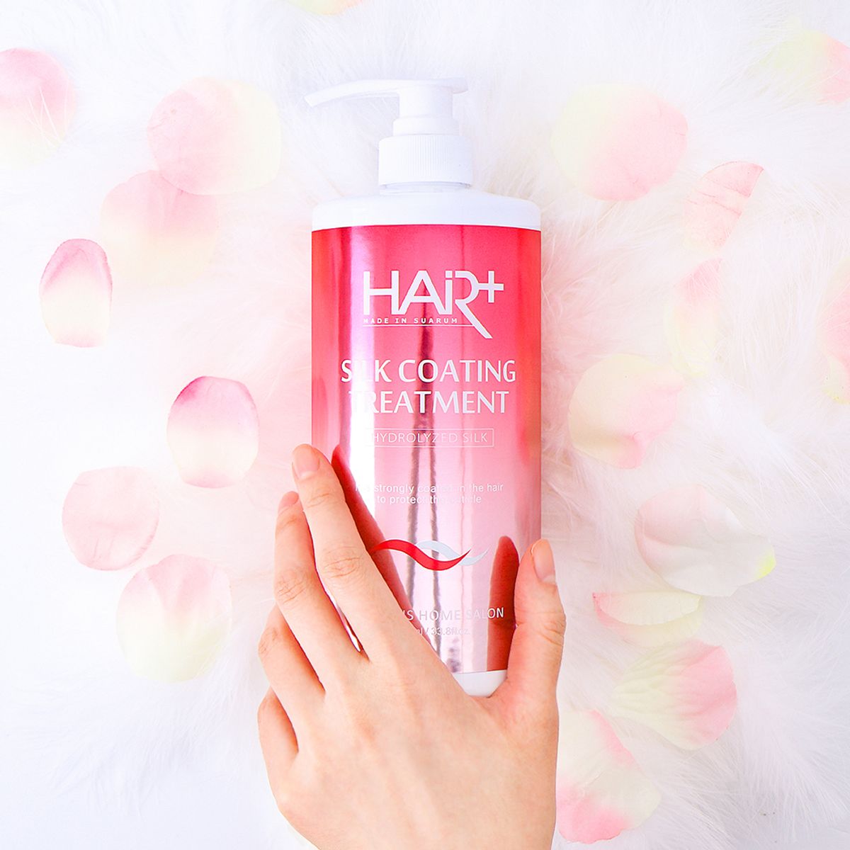 헤어플러스(HAIRPLUS) 물미역 실크 단백질 샴푸 트리트먼트 복구클리닉 선물세트