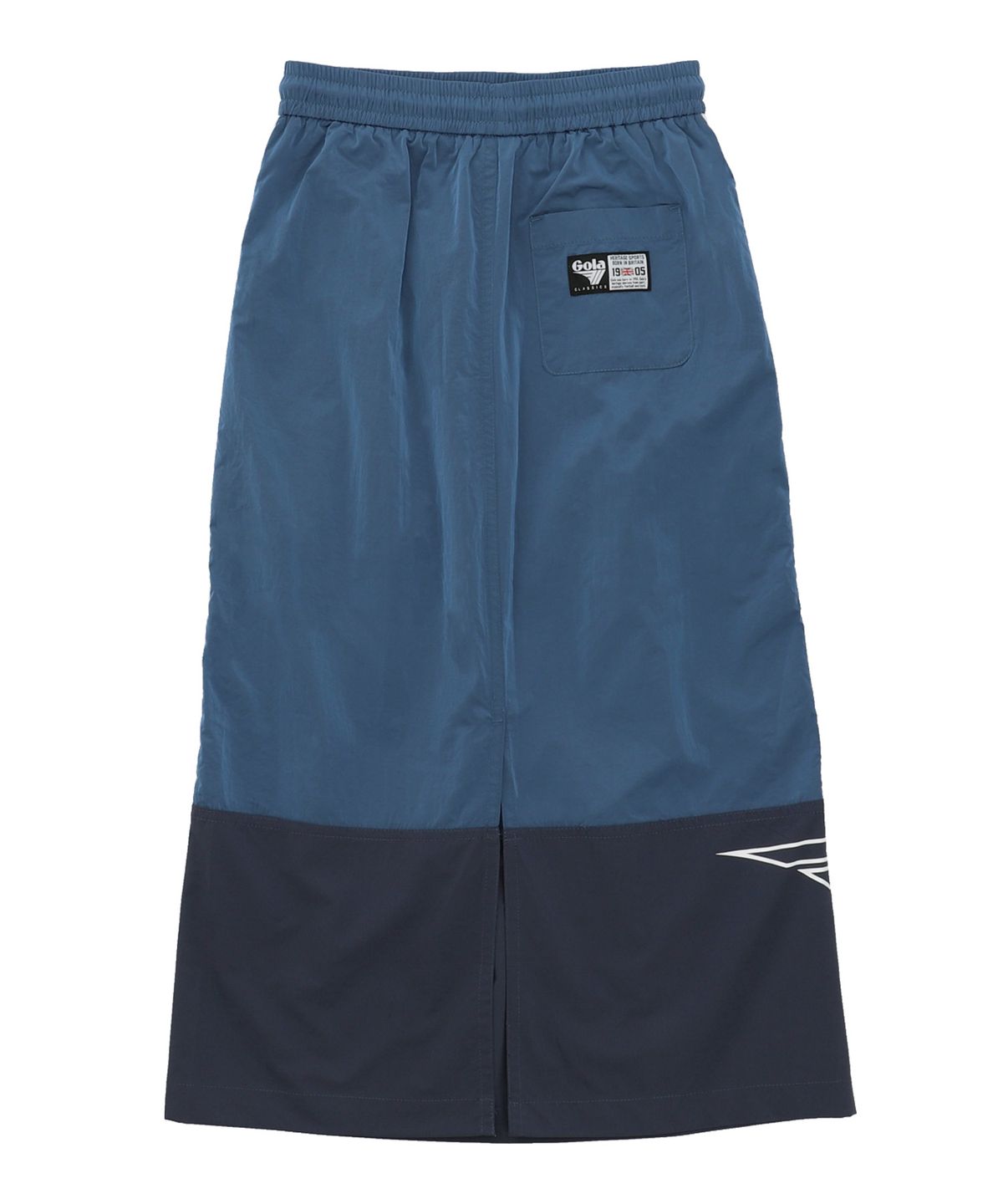 골라(GOLA) TAPE POINT NYLON SKIRT [DEEP BLUE]