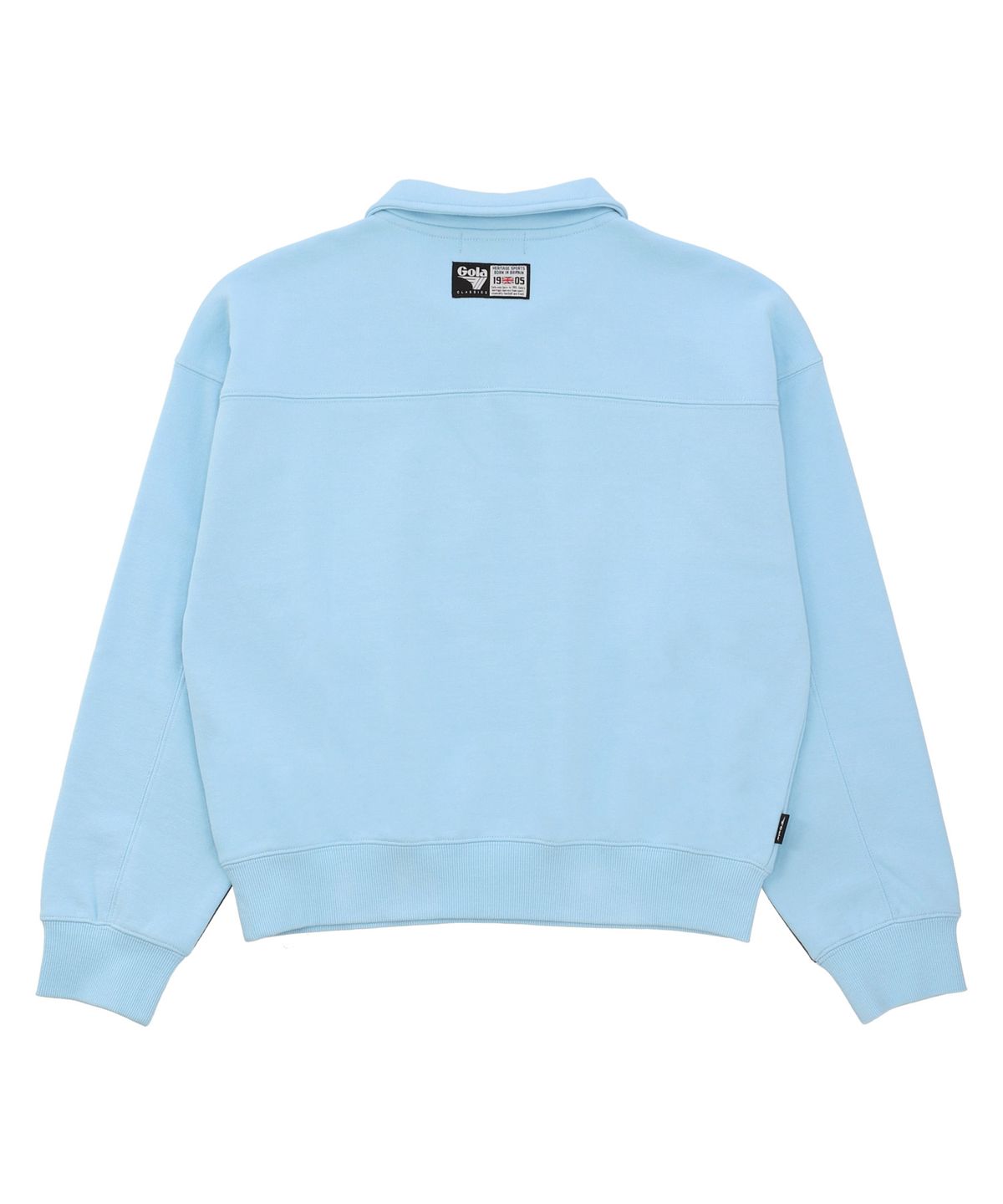 골라(GOLA) W COLLAR HALF ZIP-UP SWEATSHIRTS [SKYBLUE]