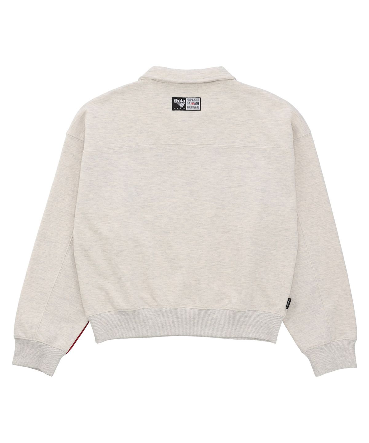골라(GOLA) W COLLAR HALF ZIP-UP SWEATSHIRTS [OATMEAL]