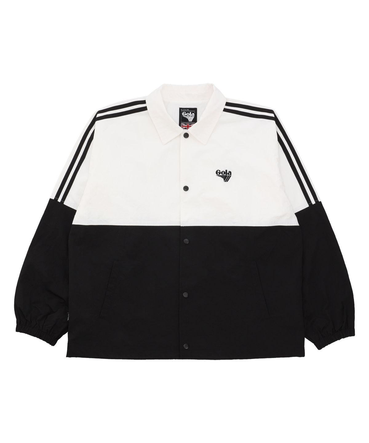 골라(GOLA) TRACK COLOR BLOCK JUMPER [WHITE]