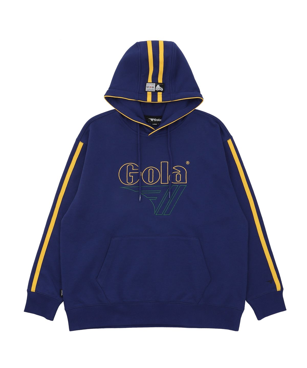 골라(GOLA) TRACK LOGO SWEAT HOODIE [DEEP BLUE]