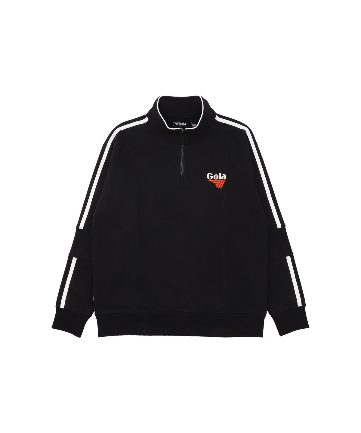 골라(GOLA) TRACK HALF ZIP-UP SWEATSHIRTS [BLACK]