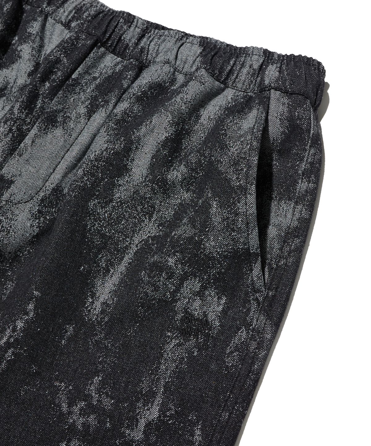 브라운브레스(BROWNBREATH) SPECKLED PANTS - BLACK