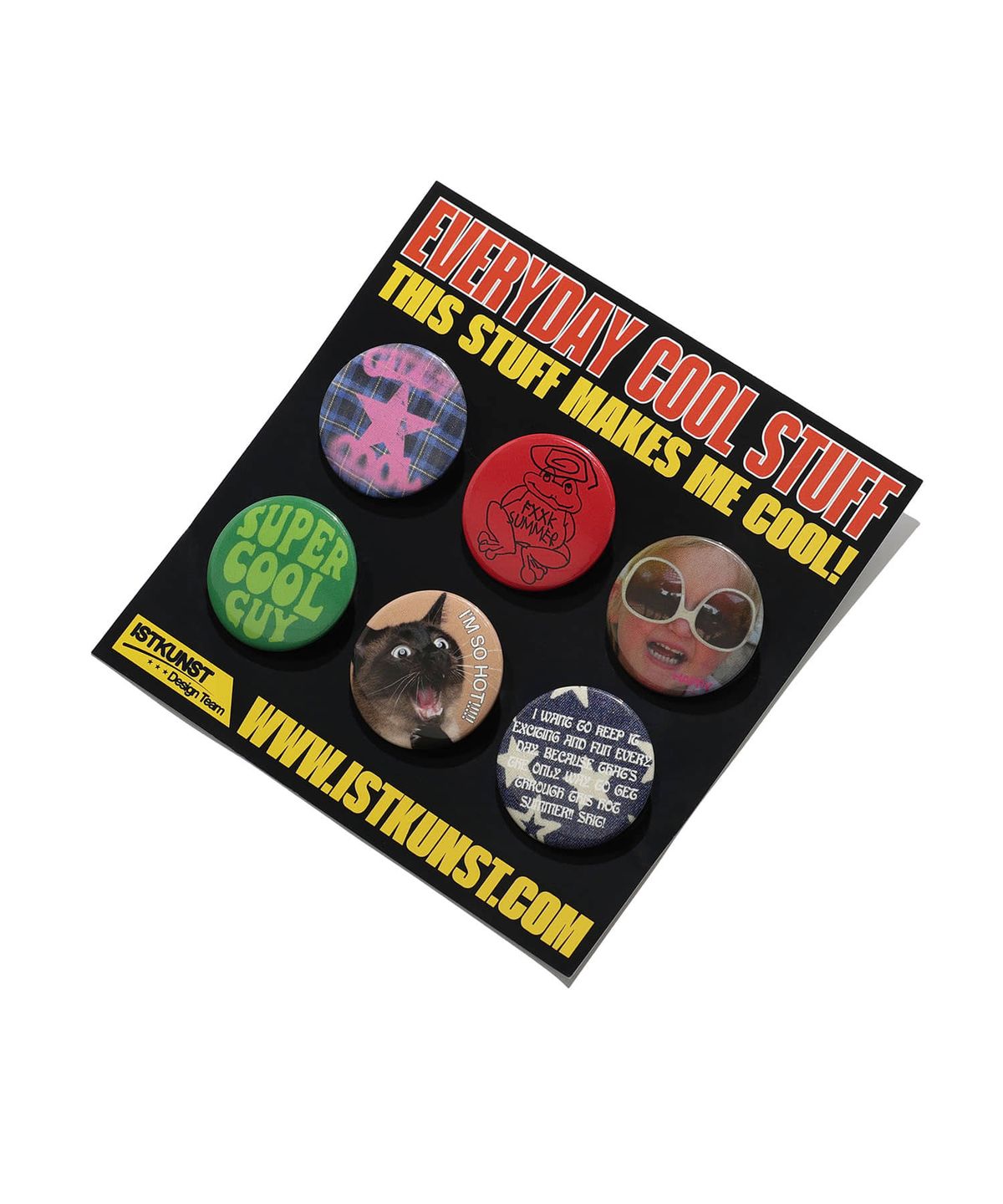 이스트쿤스트(ISTKUNST) PIN BUTTON SET_MIX(IK2ESMAB68A)