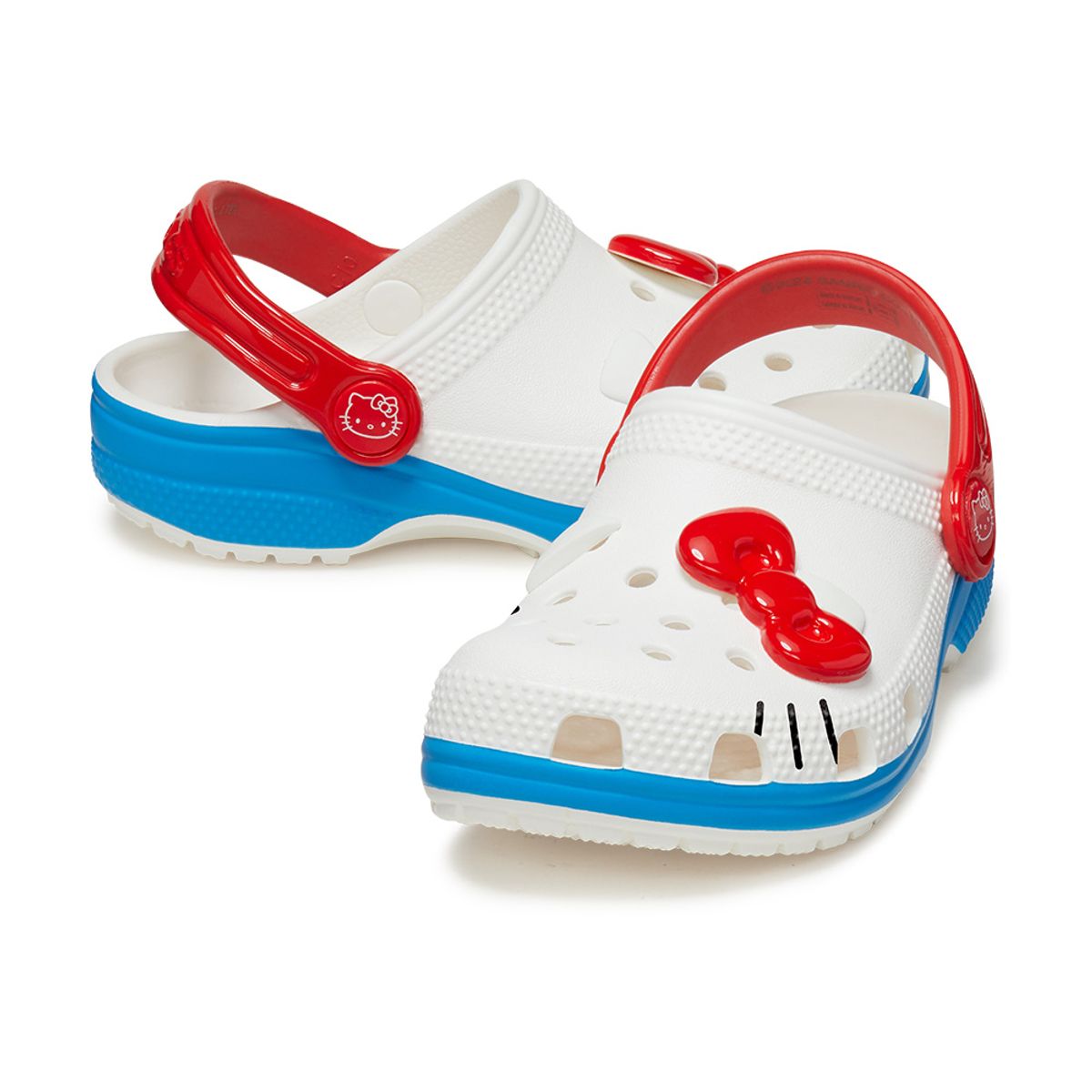 크록스키즈(CROCS KIDS) 키즈 헬로키티 아이엠 클래식 클로그 WT (24SKCL209454)