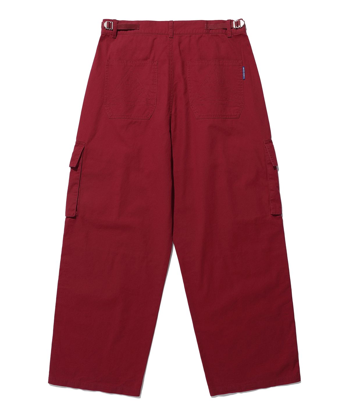 이스트쿤스트(ISTKUNST) WASHED CARGO WIDE PANTS_RED(IK2ESMPA10A)