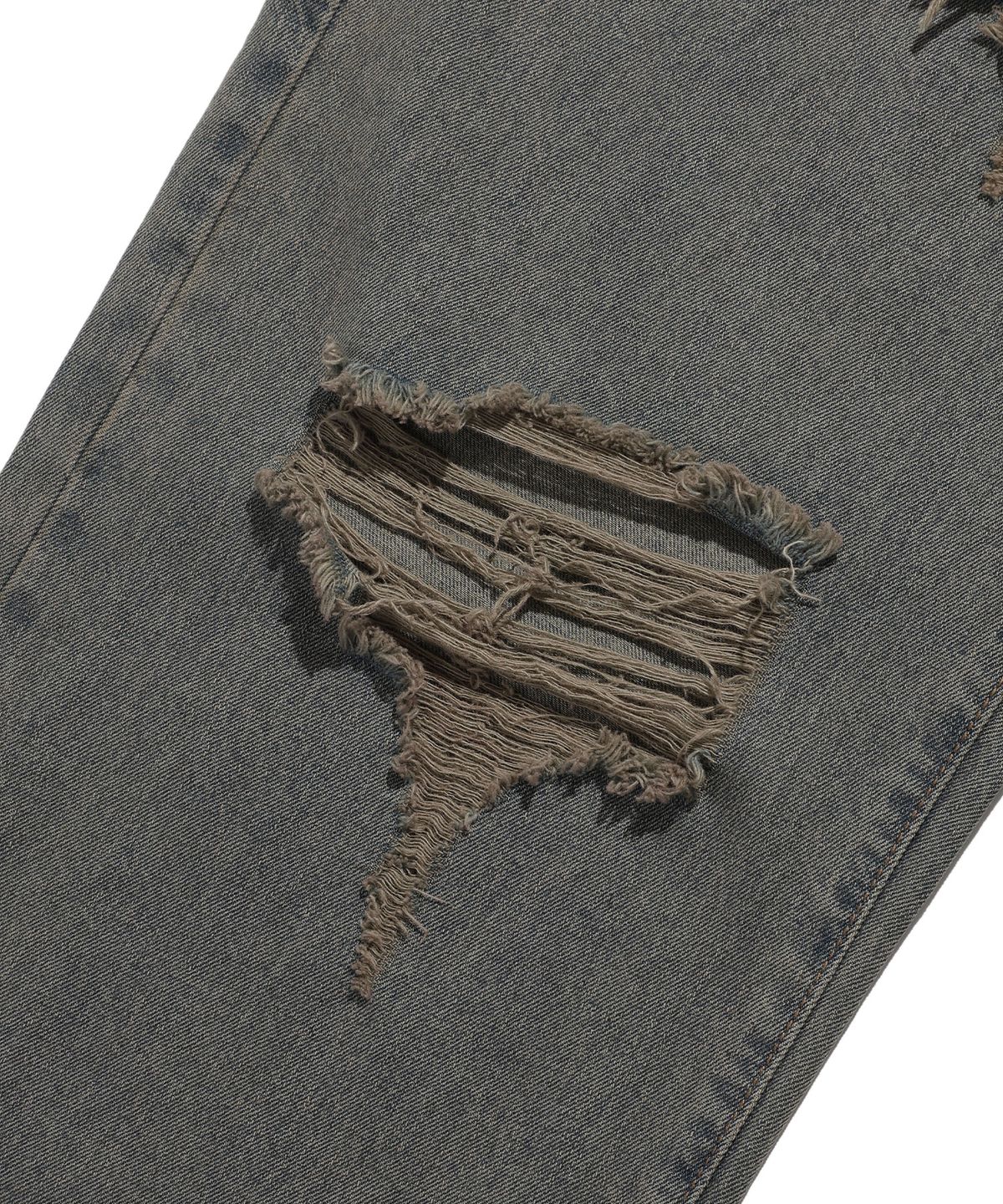이스트쿤스트(ISTKUNST) DIRTY WASHING WIDE DENIM PANTS_BEIGE(IK2ESMD111A)