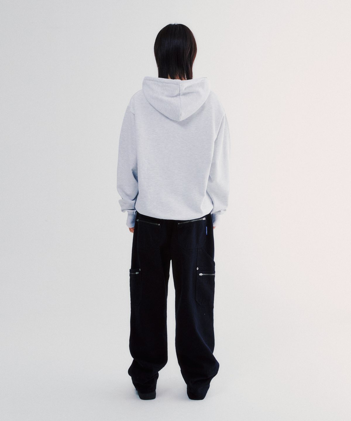이스트쿤스트(ISTKUNST) HIDEOUT HOODIE_LIGHT GREY(IK2ESMM403A)