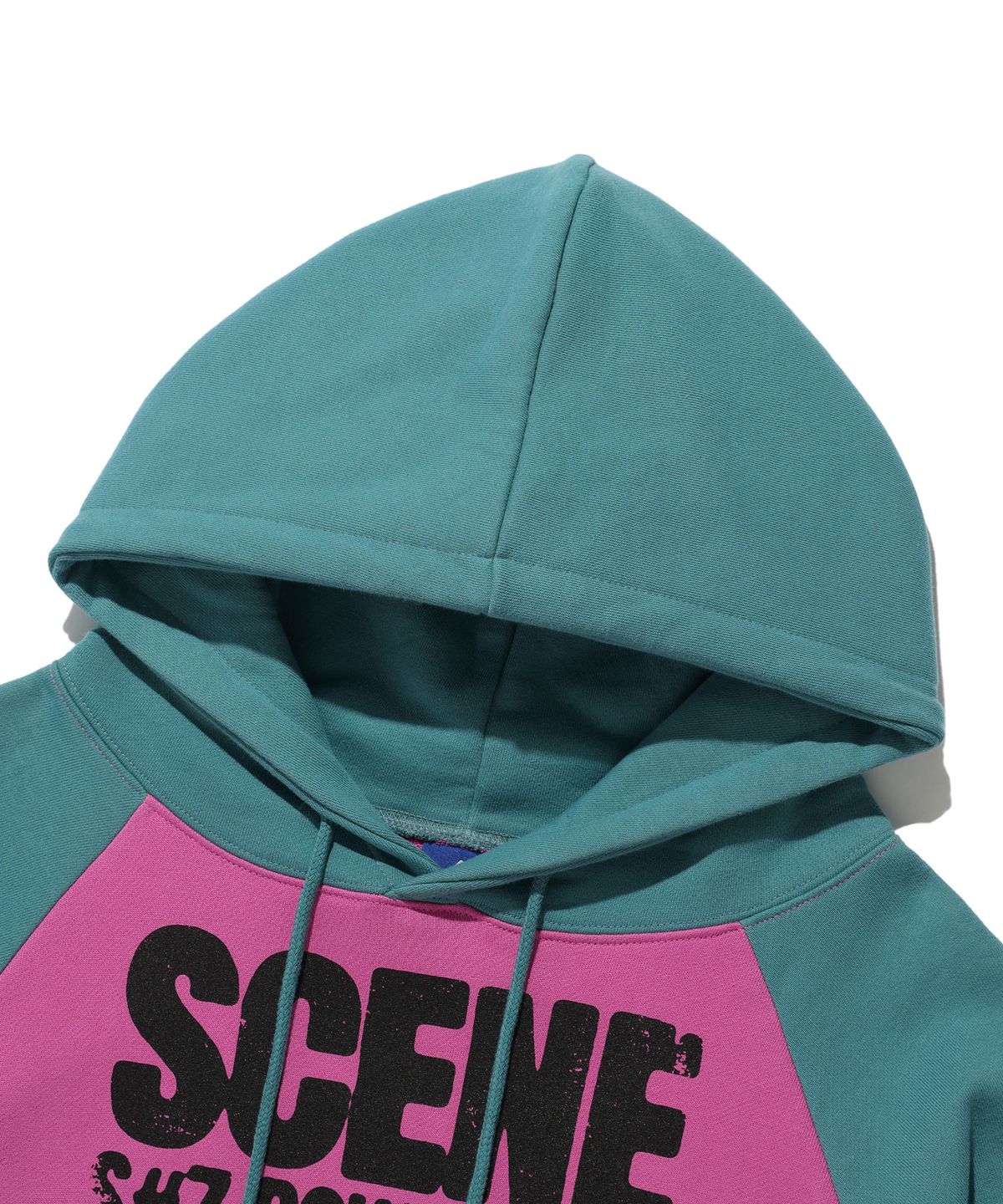이스트쿤스트(ISTKUNST) SCENE BUNNY RAGLAN HOODIE_DEEP PINK(IK2ESMM409A)