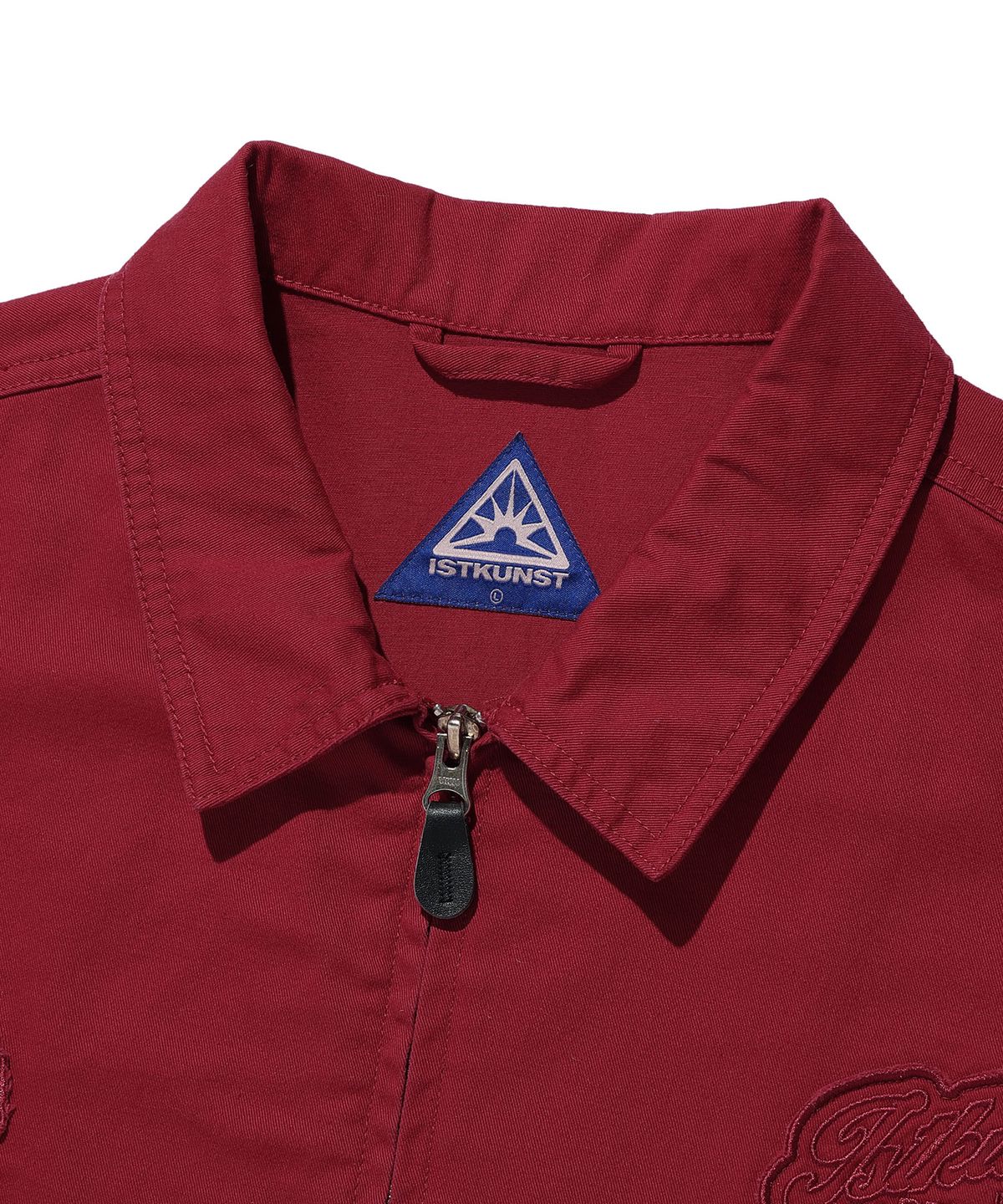 이스트쿤스트(ISTKUNST) WASHED ZIP-UP WORK JACKET_RED(IK2ESMJ200A)