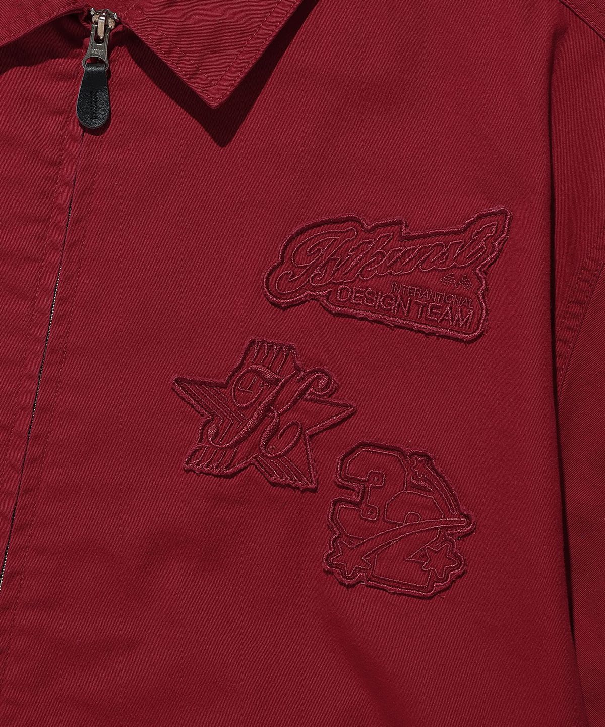 이스트쿤스트(ISTKUNST) WASHED ZIP-UP WORK JACKET_RED(IK2ESMJ200A)