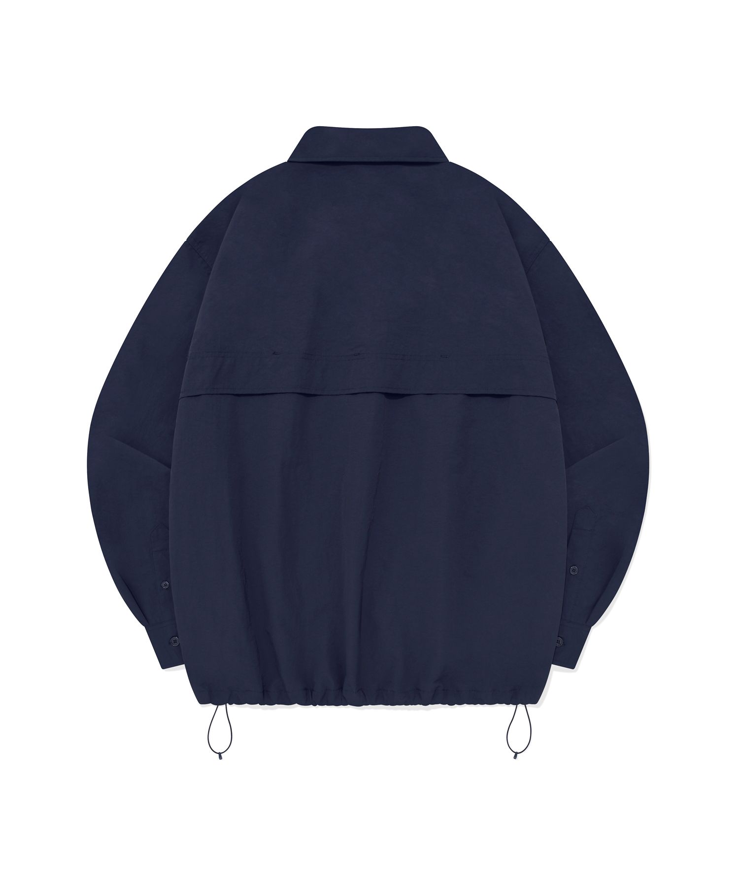 MUSINSA | YALE Nylon Sporty Coach Shirt Navy