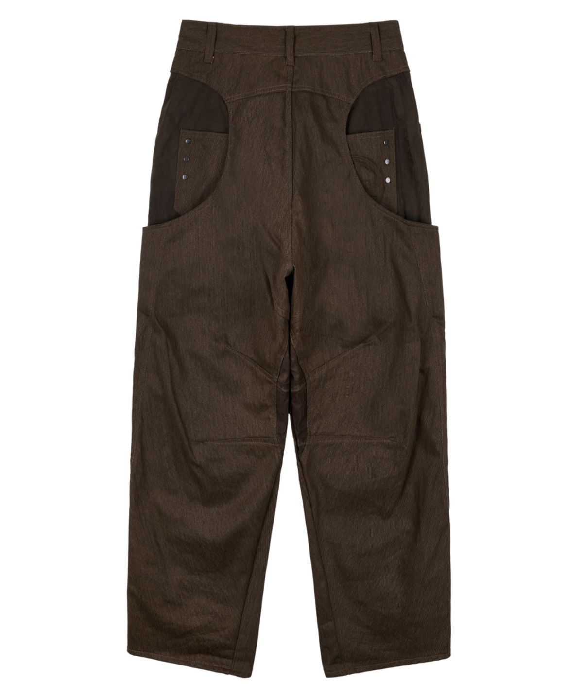 아이돈워너셀(IDWS) Circle Flash Twill Pants Brown