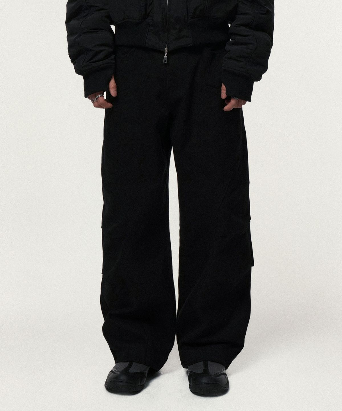 아이돈워너셀(IDWS) Dimension Twill Pants Black