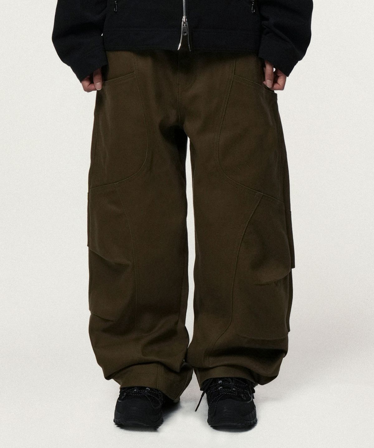 아이돈워너셀(IDWS) Dimension Twill Pants Khaki
