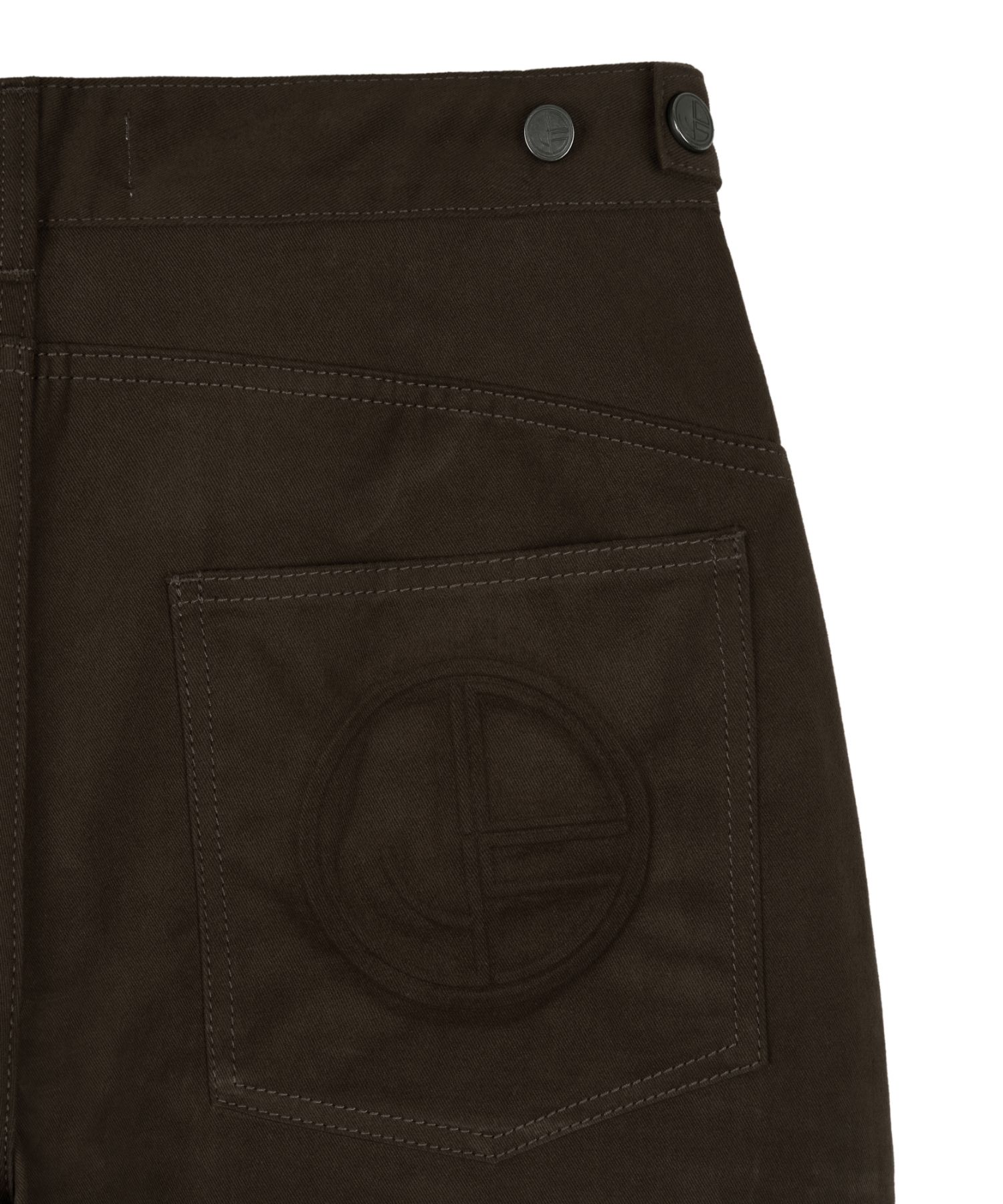 MUSINSA | IDWS Soft Suede Twill Balloon Pants Brown
