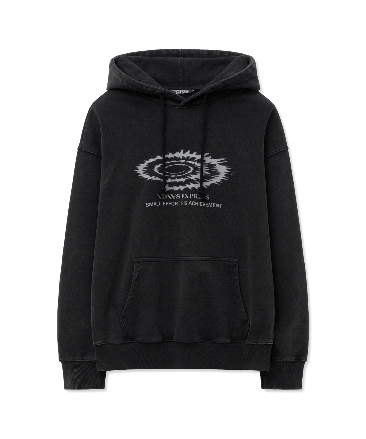 아이돈워너셀(IDWS) Swift Symbol Dying Hoodie Black