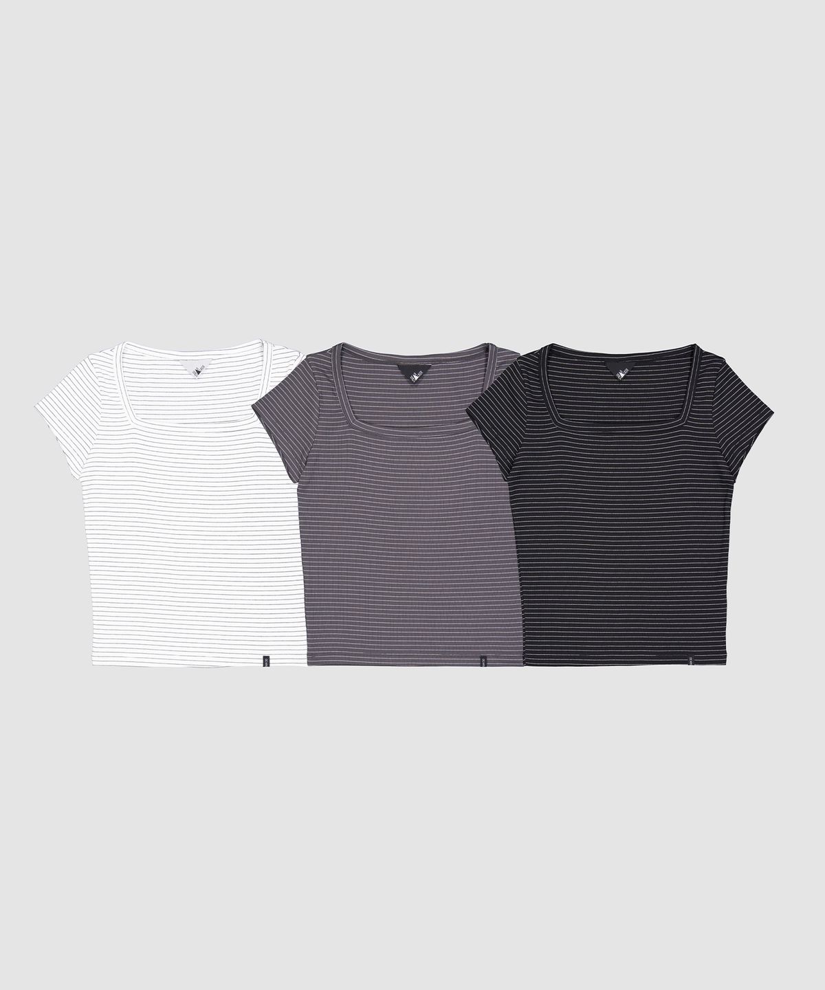 디어스토커(DEARSTALKER) D. BASIC COTTON SQUARE-NECK T - 12 COLOR