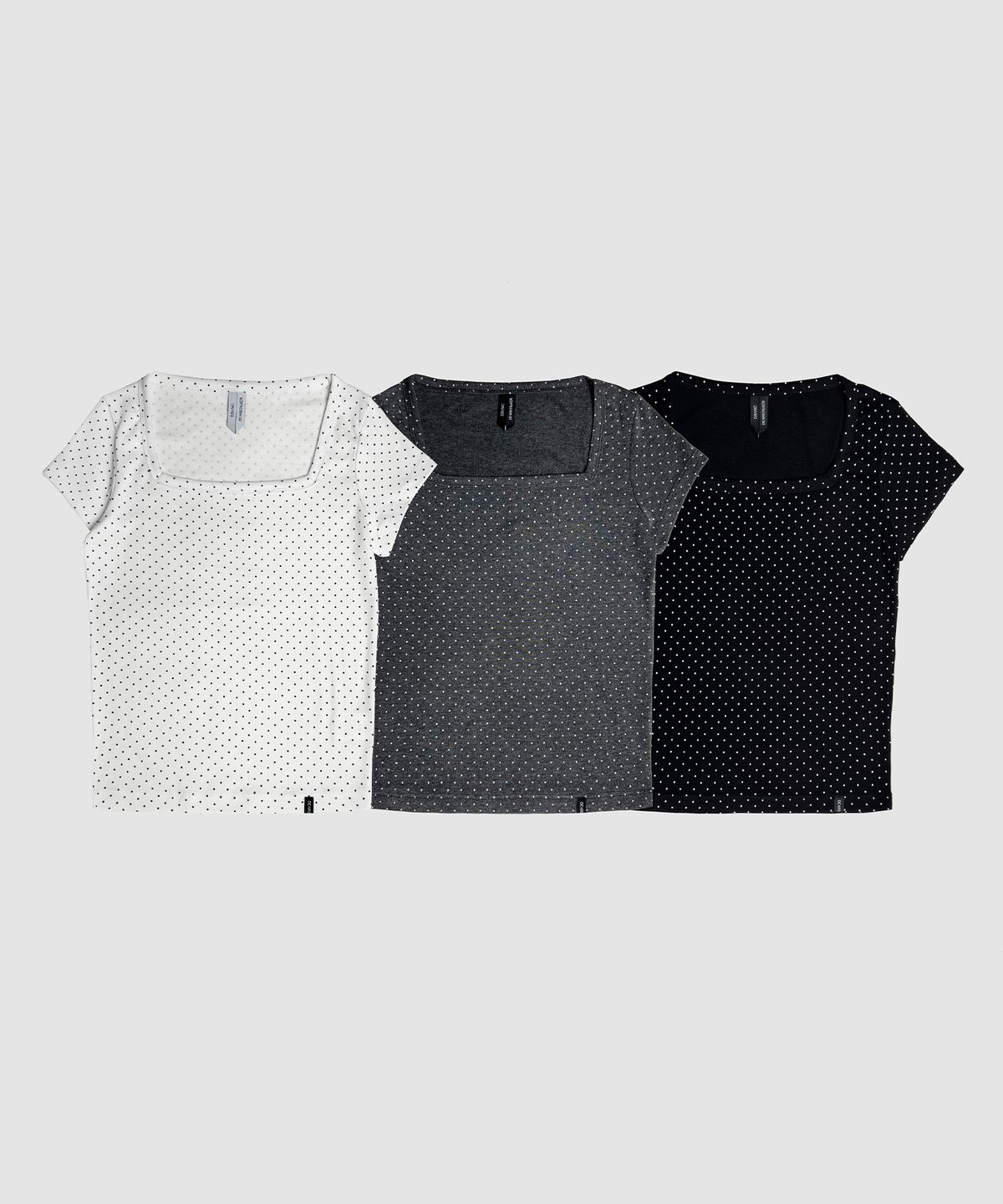 디어스토커(DEARSTALKER) D. BASIC COTTON SQUARE-NECK T - 12 COLOR