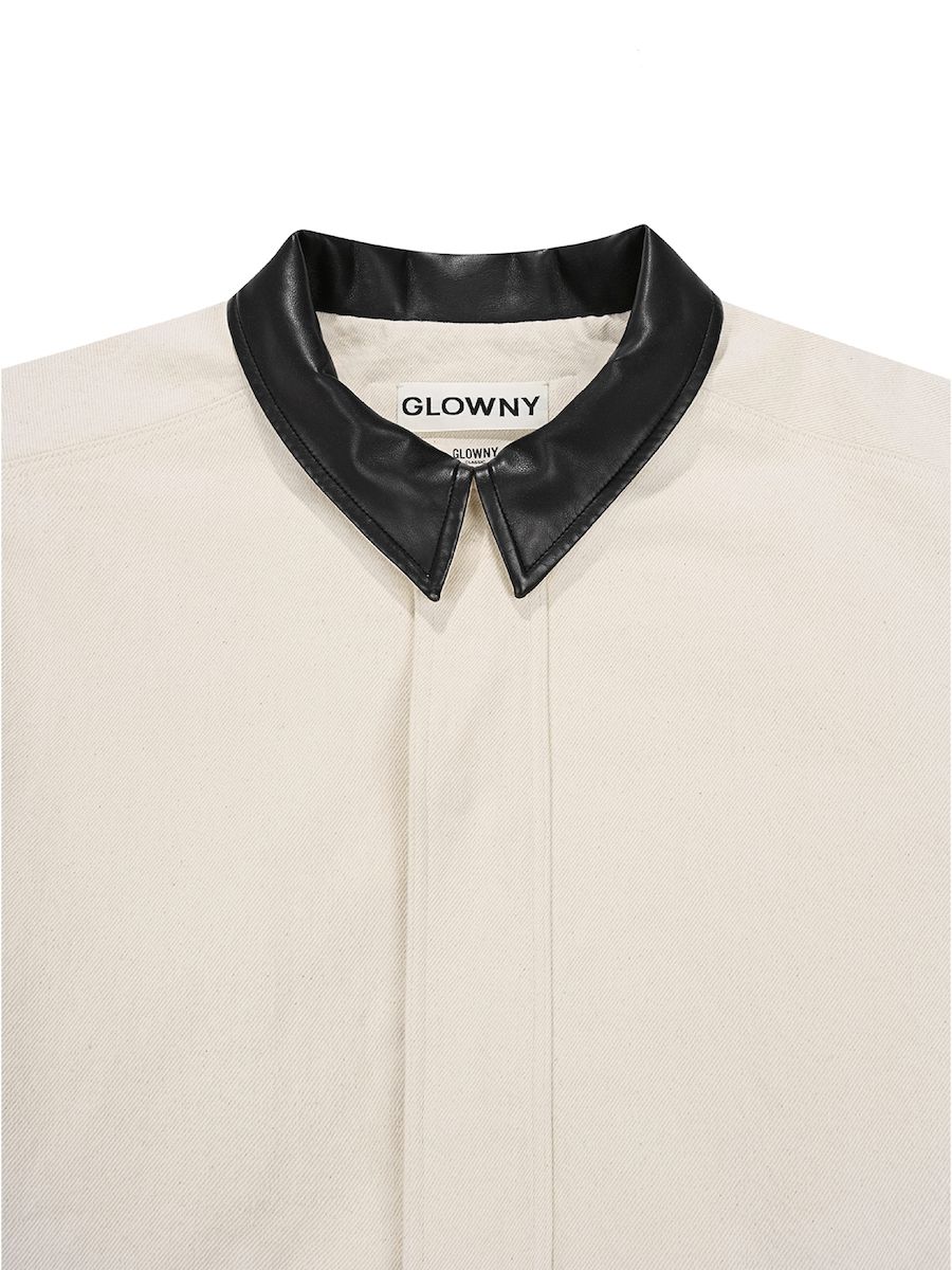 ★GLOWNY ★G CLASSIC COTTON TWILL JACKET MUSINSA | GLOWNY G CLASSIC COTTON TWILL JACKET (BEIGE)