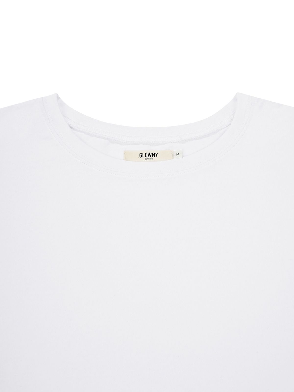 글로니(GLOWNY) G CLASSIC SOFT CROP LONG SLEEVE (WHITE)