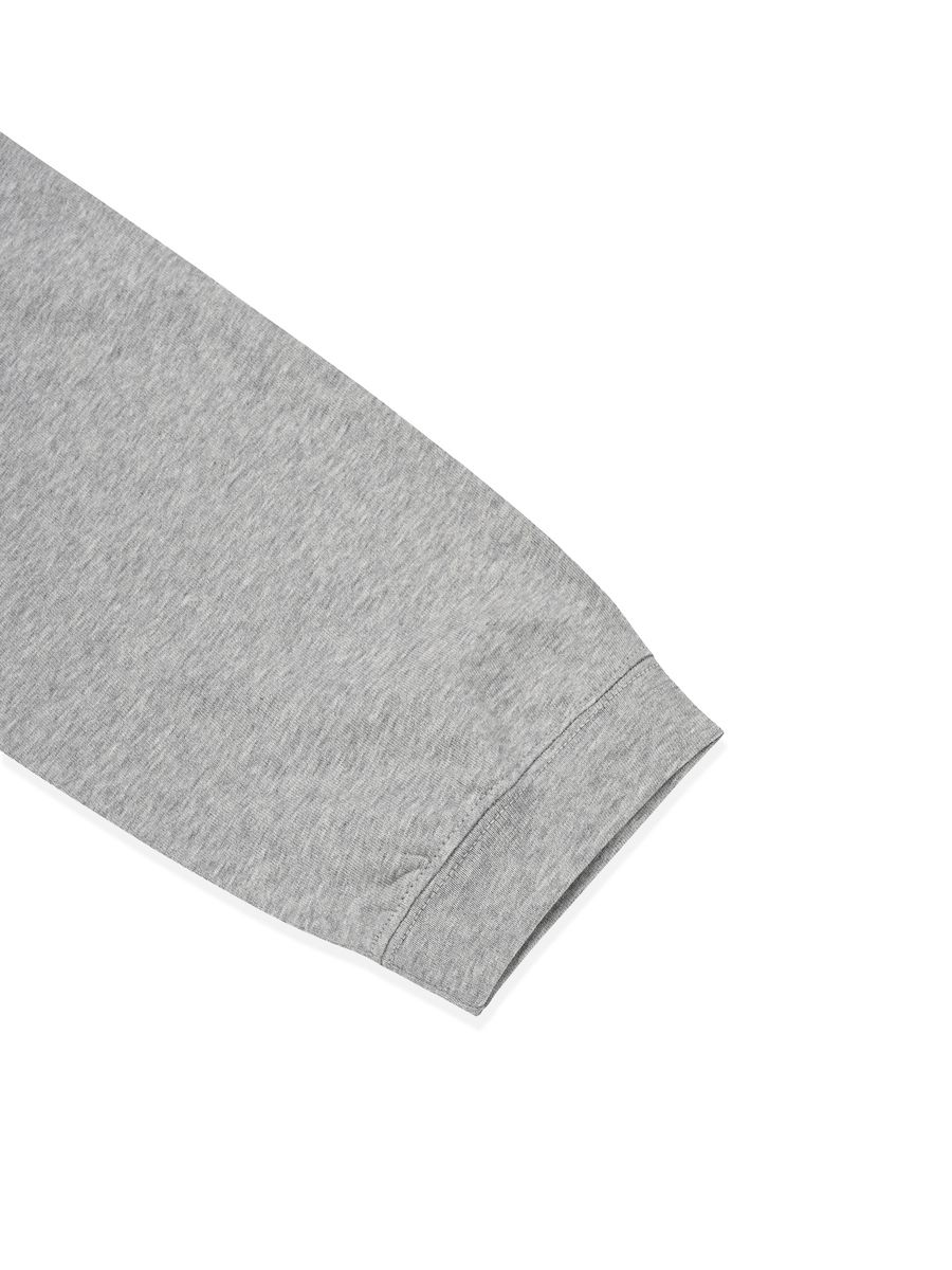 MUSINSA | GLOWNY G CLASSIC SOFT CROP LONG SLEEVE (GRAY)