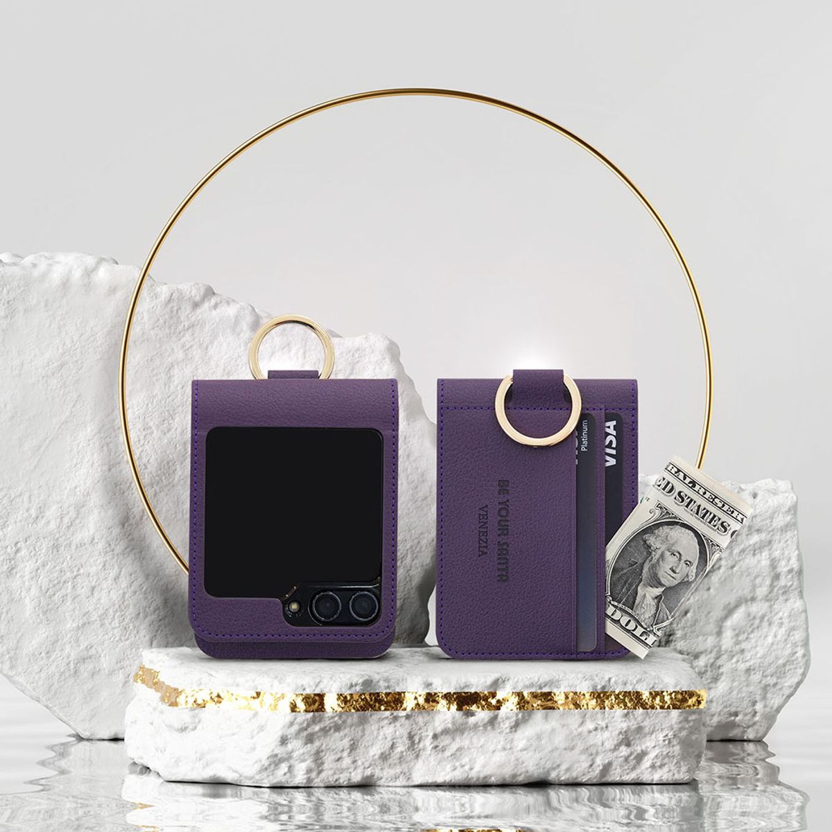 비유어산타(BE YOUR SANTA) 베네치아&나폴리 갤럭시 Z플립5 케이스