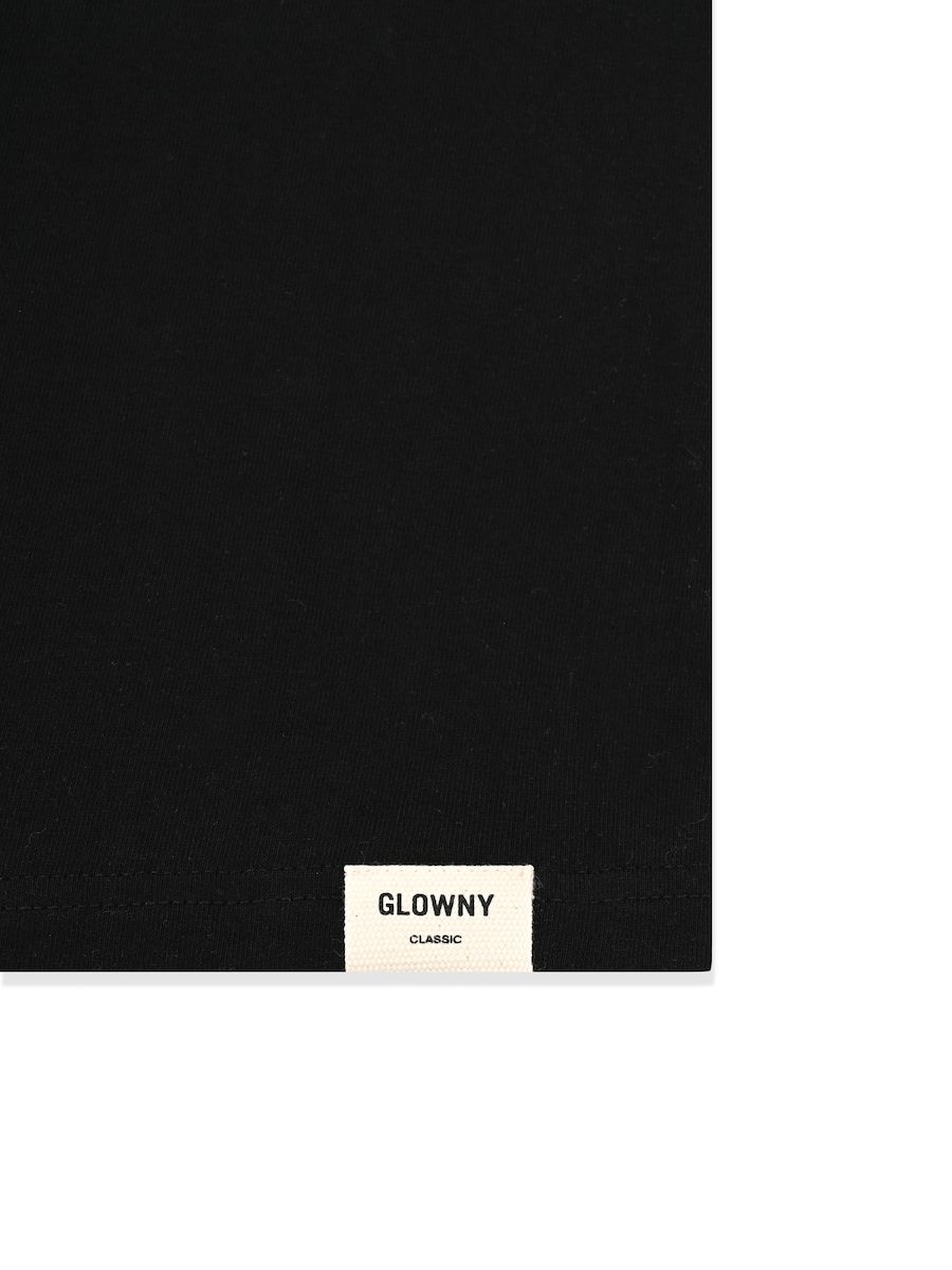MUSINSA | GLOWNY G CLASSIC SOFT TEE (BLACK)