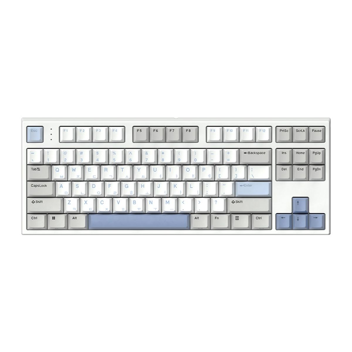 한성컴퓨터(HANSUNG COMPUTER) GK777SE OfficeMaster 8K 저소음 윤활 기계식 키보드 토독 (브라운슈가 토독 35g/넌클릭)