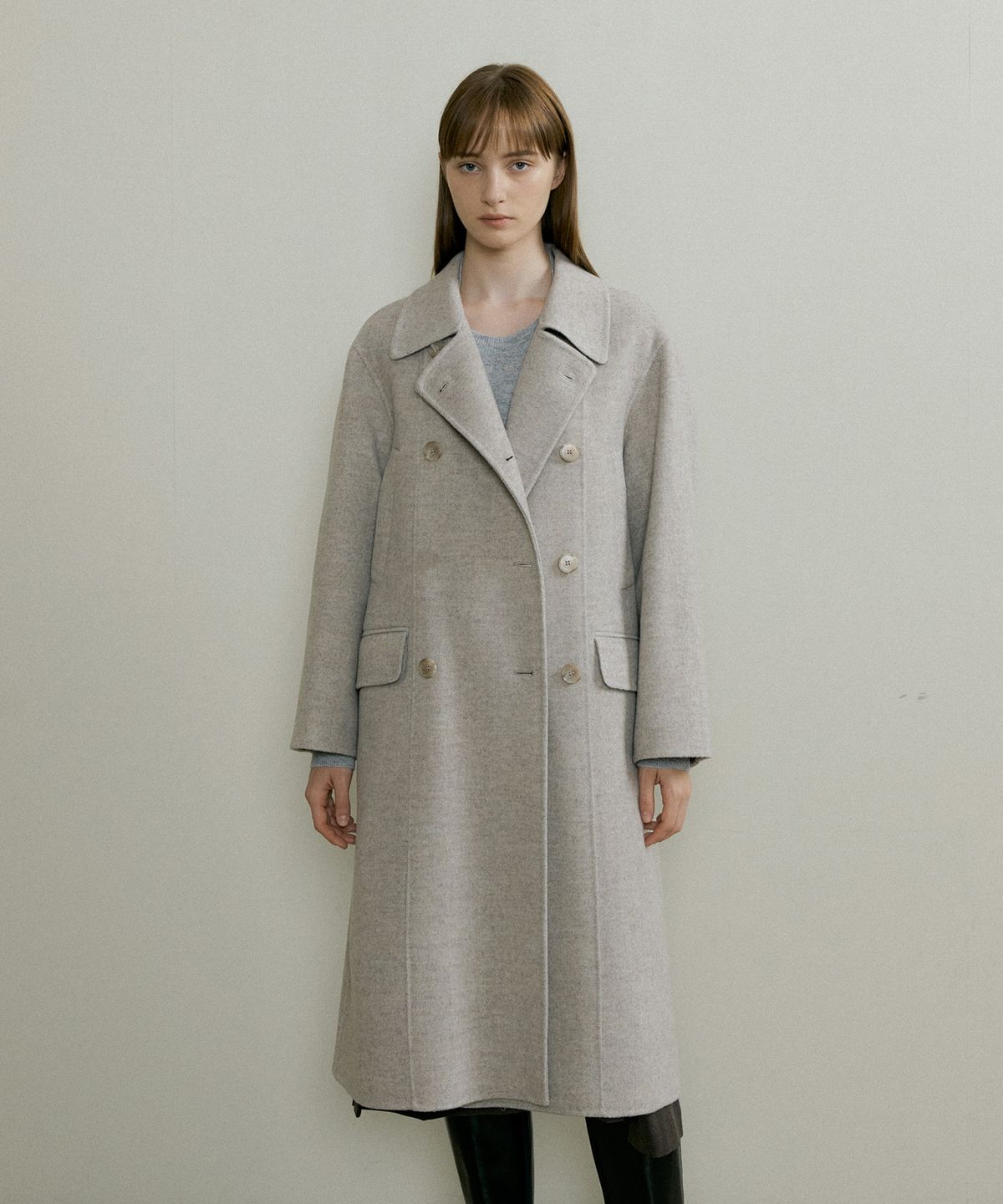 더페니(THE PENNY) DOUBLE BUTTON COAT