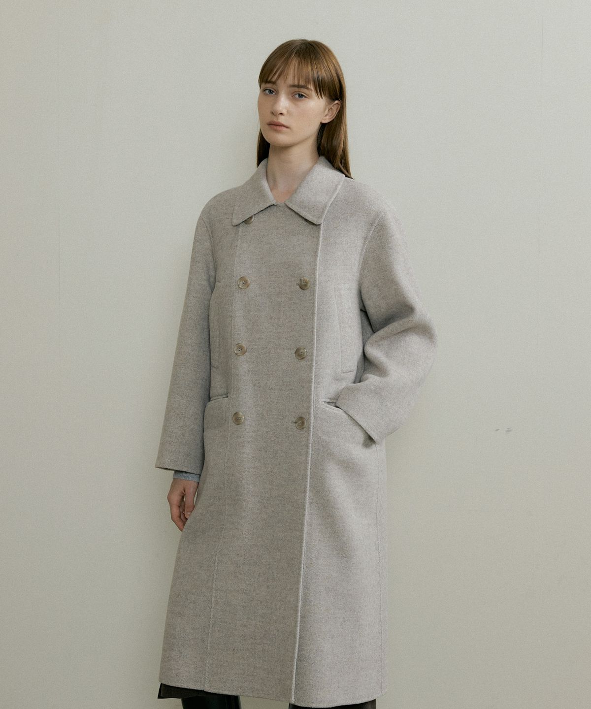 더페니(THE PENNY) DOUBLE BUTTON COAT